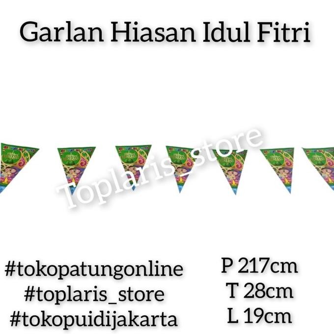 

Ready Hiasan Dekorasi Idul fitri bulat 3