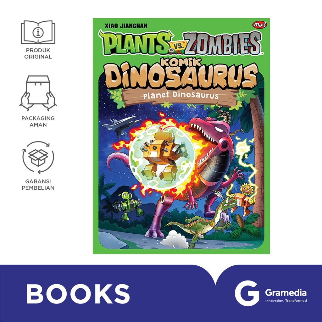 Buku Plants Vs Zombies Komik Dinosaurus Planet Dinosaurus