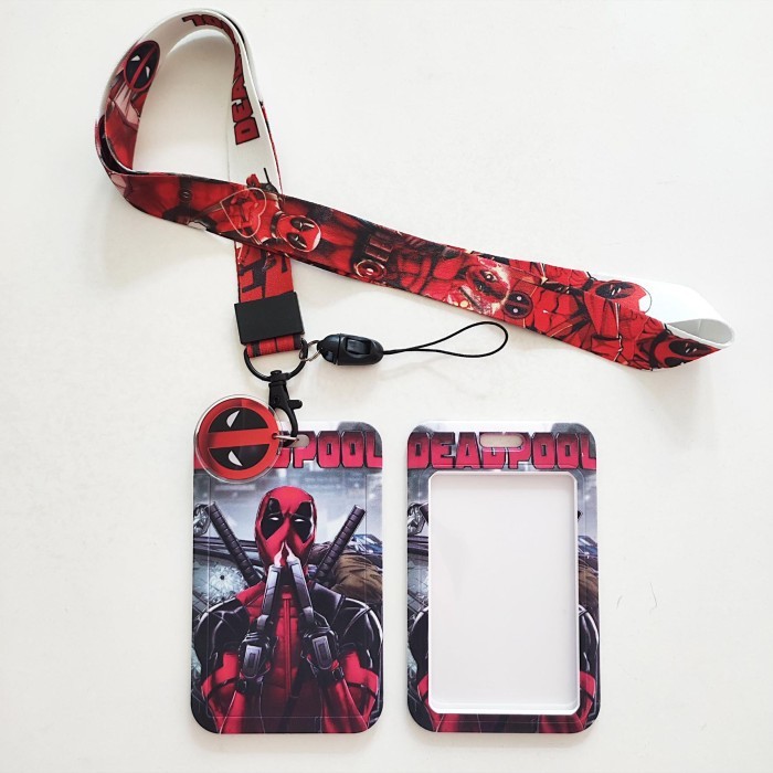 

Andra - Id Card Holder Name Tag Lanyard / Kalung Wadah Kartu Identitas Tapping Kereta E-Money Marvel