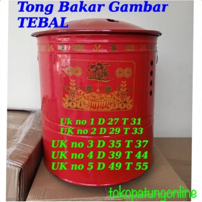 

Ready TONG BAKAR MERAH GAMBAR ONLY GOJEK