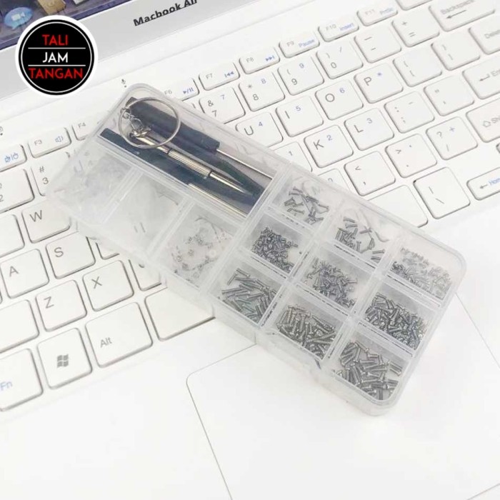 TERBARU Set Baut Reparasi Jam Tangan Kacamata Elektronik Repair screw dengan pinchset dan obeng BISA
