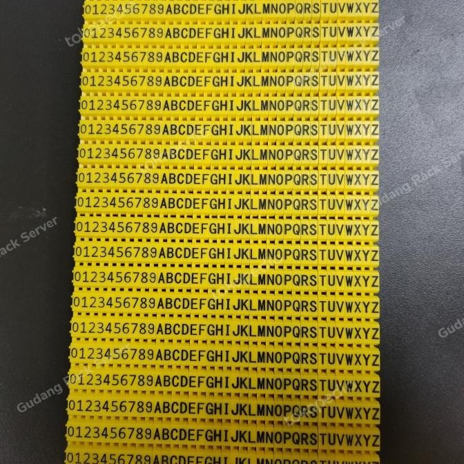 

BEBAS ONGKIR - label maker cable cat6A indoor and outdoor labeling