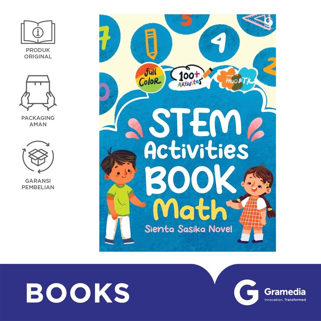 STEM Activities Book Math (SIENTA SASIKA NOVEL)