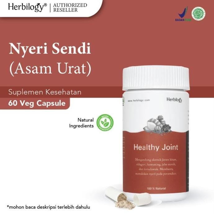 

Ready Herbilogy Healthy Joint ( Suplemen Herbal Untuk Sendi ) isi 60