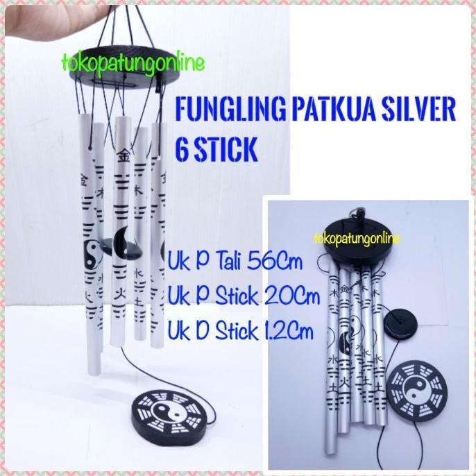 

Ready Fungling Lonceng Angin Patkua T22 Putih