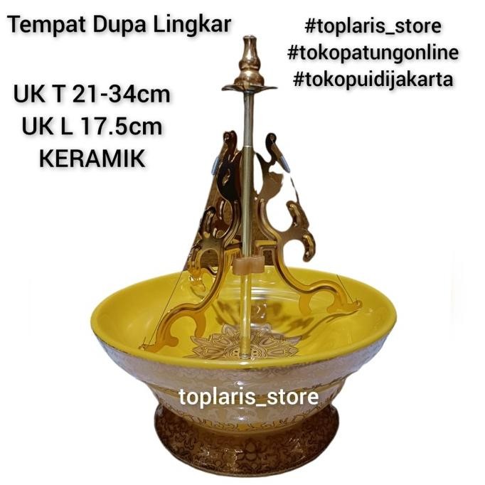 

Ready Tempat Bakar Dupa Lingkar Keramik 24 jam 022