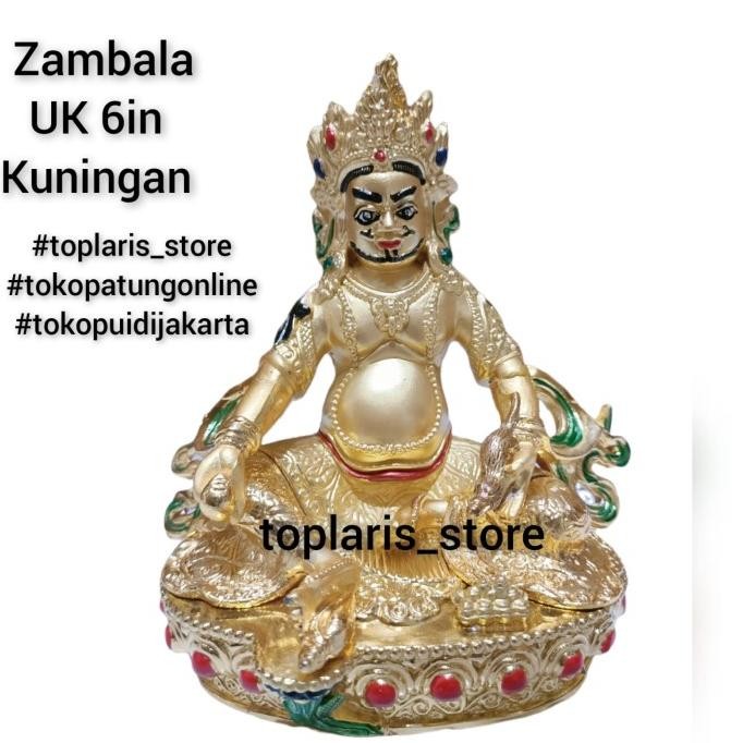 

Ready Patung Zambala Jambhala uk 6in Kuningan