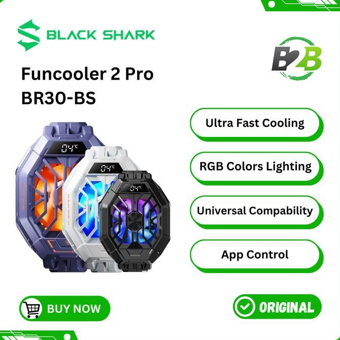 Black Shark Funcooler 2 Pro BR30-BS Cooling Fan Pendingin HP RGB
