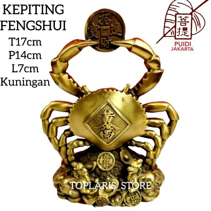 

Ready PATUNG KEPITING FENGSHUI/FENG SHUI/CAPIT KOIN/CAPIT REJEKI