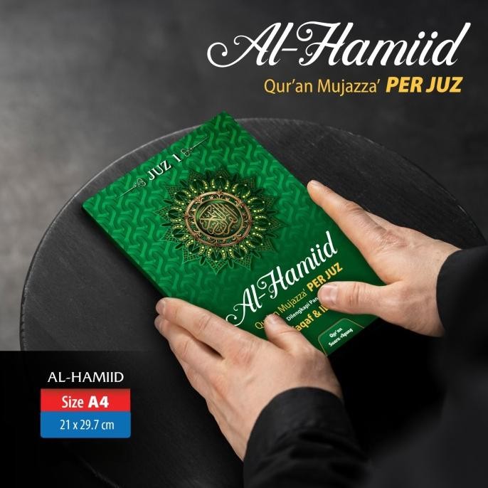 

siap kirim alquran al-hamid mujazza per juz uk a4 al-quran waqaf ibtida alhamid