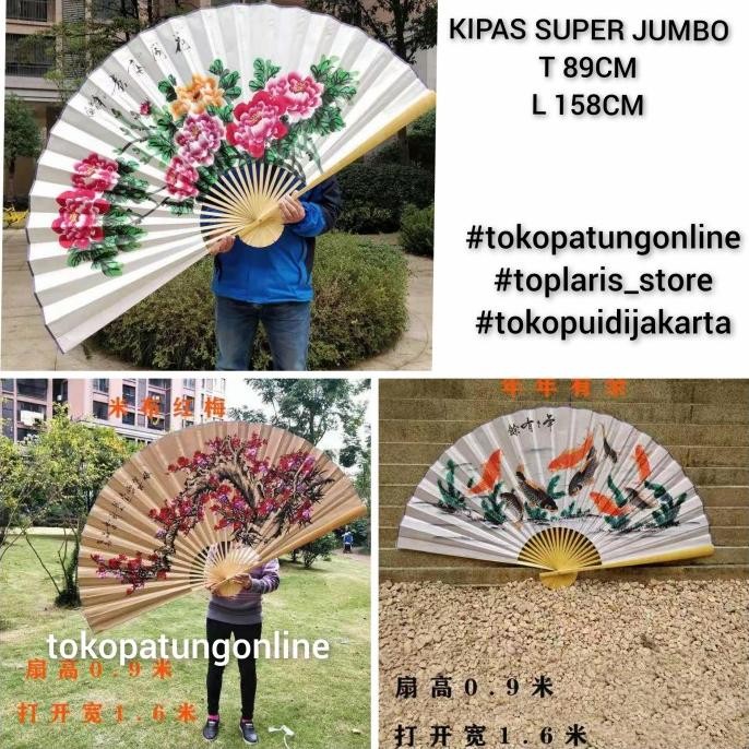 

Ready Kipas China Jepang Dekorasi Jumbo