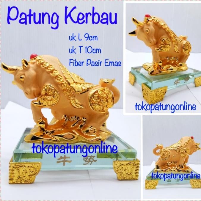 

Ready Patung Kerbau Fengshui Pasir Emas 010