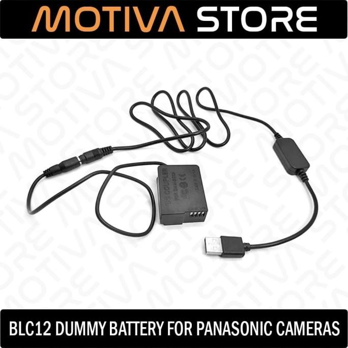 BLC12 Dummy Battery for Panasonic Lumix G7 G85 G80 FZ1000 FZ2500 DCC8