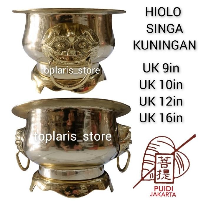 

Ready Hiolo Kuningan Kepala Singa Polos 023