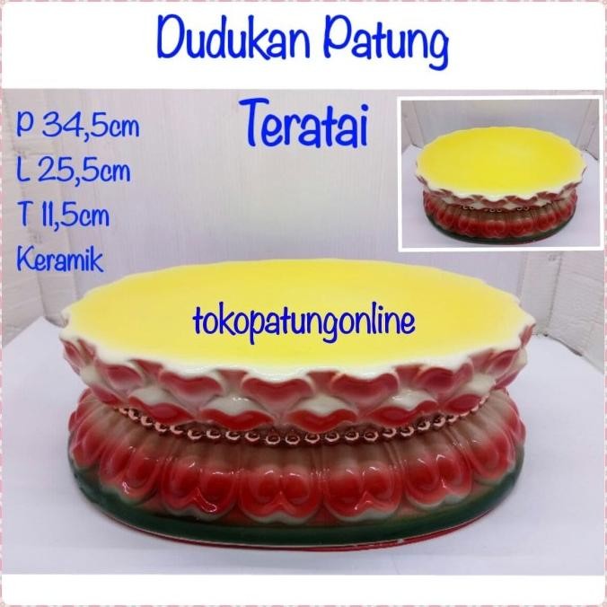 

Ready Dudukan Patung Teratai Keramik UK 018