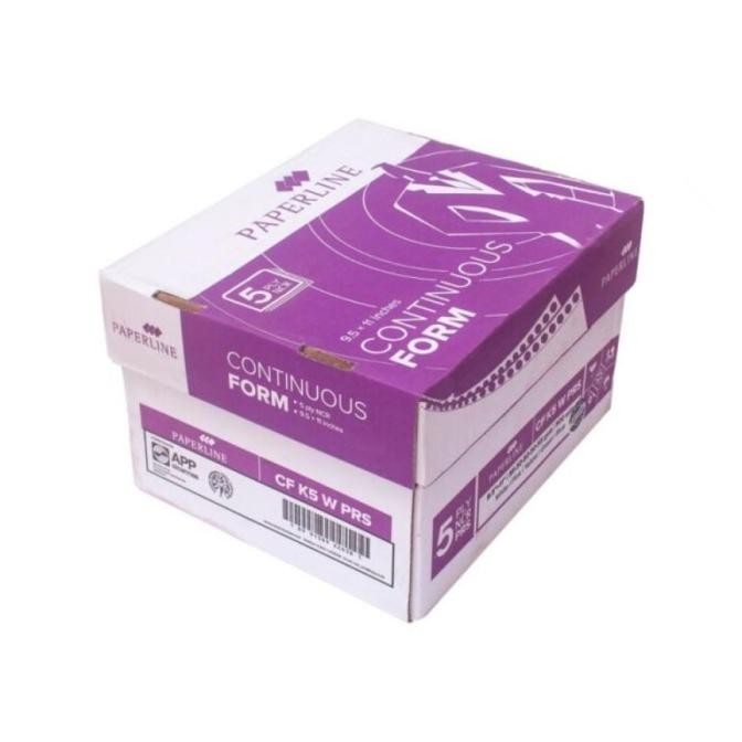 

Paperline Continuous Form 5PLY CF K5 W PRS BAGI 2 HALAMAN