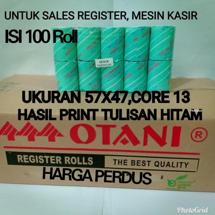 

TERBARU - Otani Kertas Thermal 57x47 Perdus Core 13