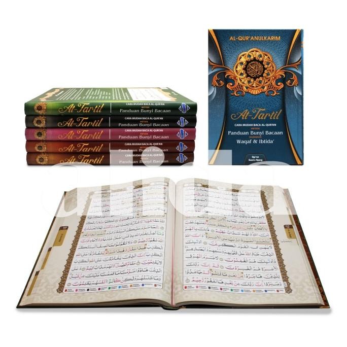 

siap kirim alquran tajwid waqaf ibtida at-tartil a4 al-quran attartil suara agung