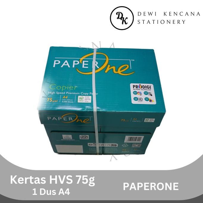 

NEW Kertas HVS/Kertas Print Fotocopy PaperOne 1Dus isi 5Rim