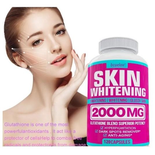 Glutathione Liposomal Whitening 2000Mg Super Booster Pemutih Tubuh