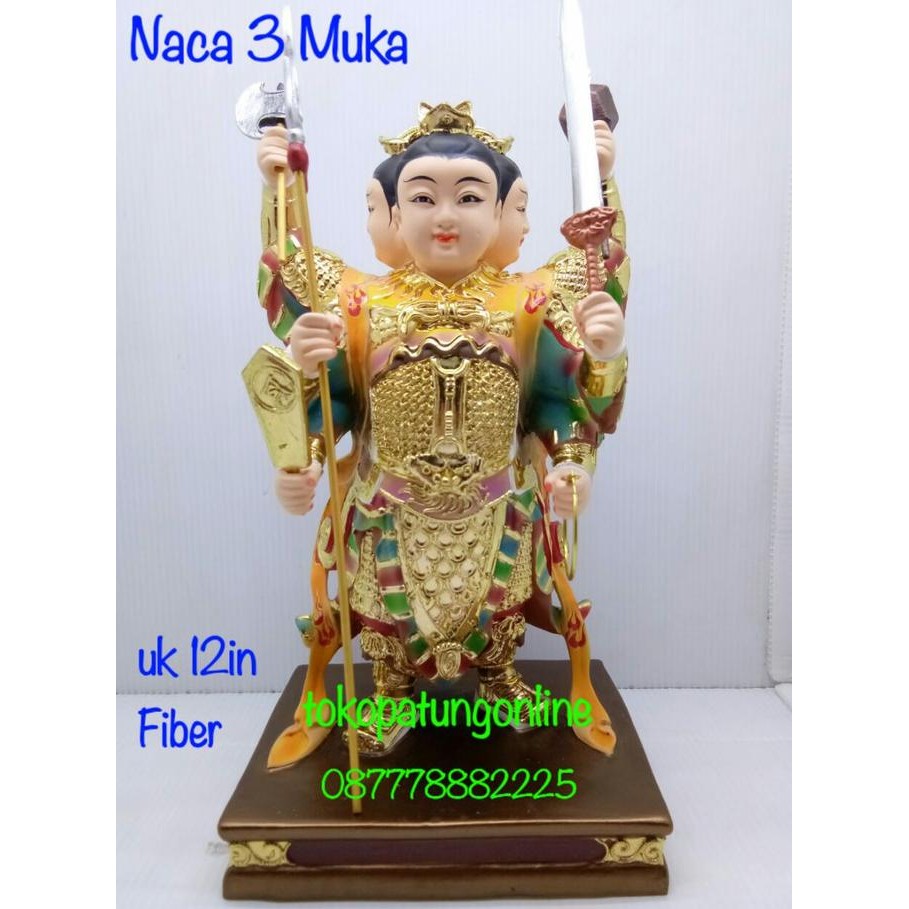 

Ready Patung Naca 3 Muka Lo Cia Locia Fiber 12in