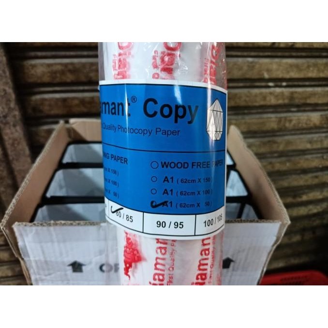 

TERMURAH - Kertas Kalkir A1 80/85gr 50M Diamant