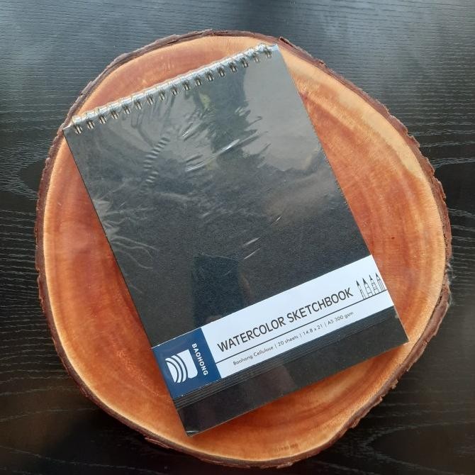

Sale Baohong Watercolor Sketchbook A5 300Gsm Cellulose