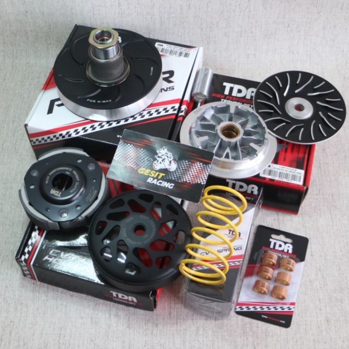 Paket kirian CVT Upgrade NMAX 2020-NMAX-AEROX TDR kampas ganda-pulley Siap Kirim 