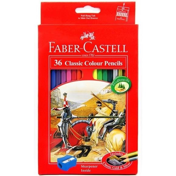 

Sale Faber Castell Colour Pencil Classic Pensil 36 Warna Panjang Klasik