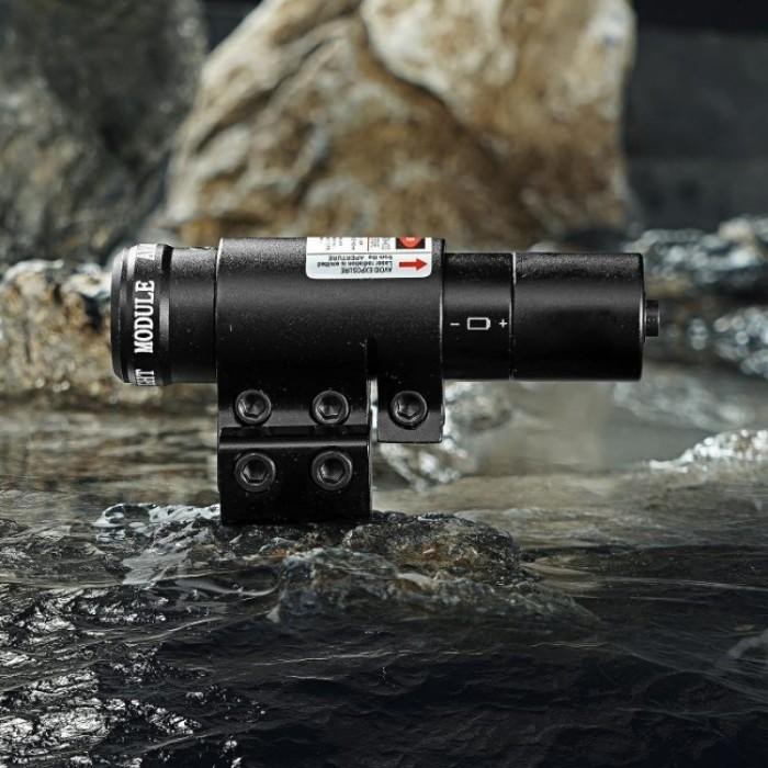 LASER SCOPE SENAPAN NYALA MERAH RED DOT FULL SET FREE COD Premium