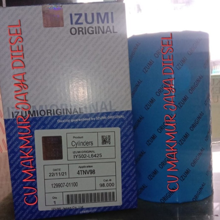 Cylinder Liner/Boring 4Tnv98 129907-01100 Izumi