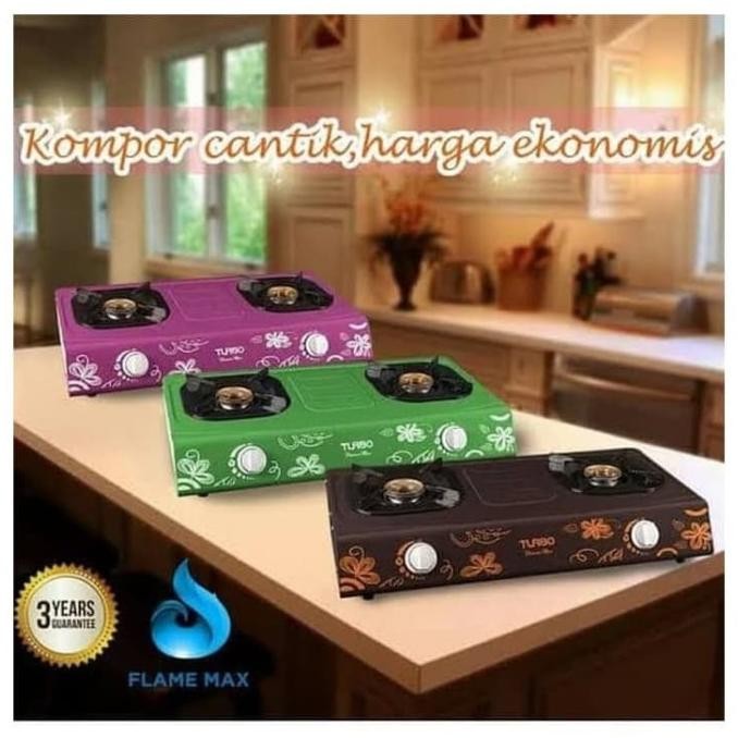 Turbo Kompor Gas 2 Tungku Baru