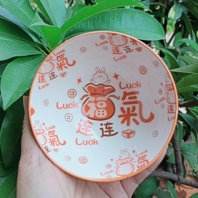 $+$+$+$+] mangkok keramik/hadiah imlek/kado imlek/mangkok set