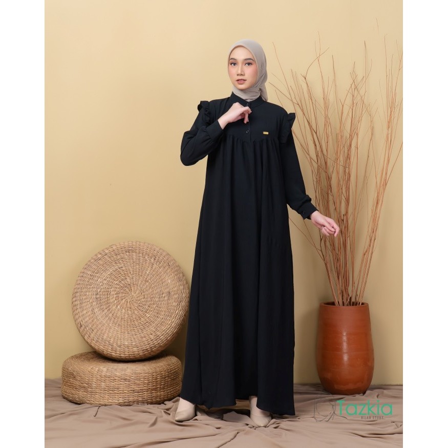 NEW gamis putih wanita bahan toyobo original / gamis umroh / nafisah abaya - Nafisah Putih, S