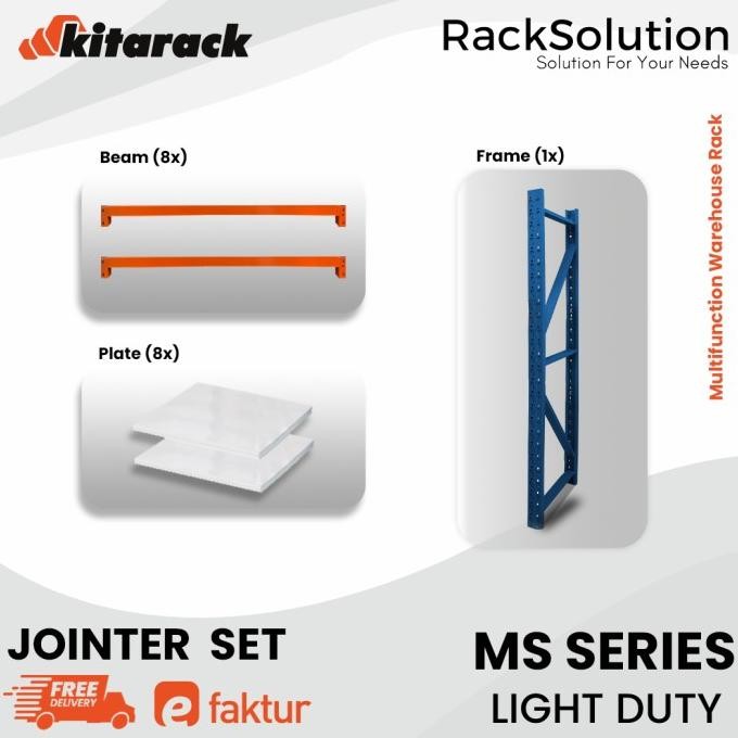 KITARACK MJ1520 JOINTER RACK GUDANG 2 METER MULTIFUNGSI P. 1.5 METER ORIGINAL DAN TERPERCAYA