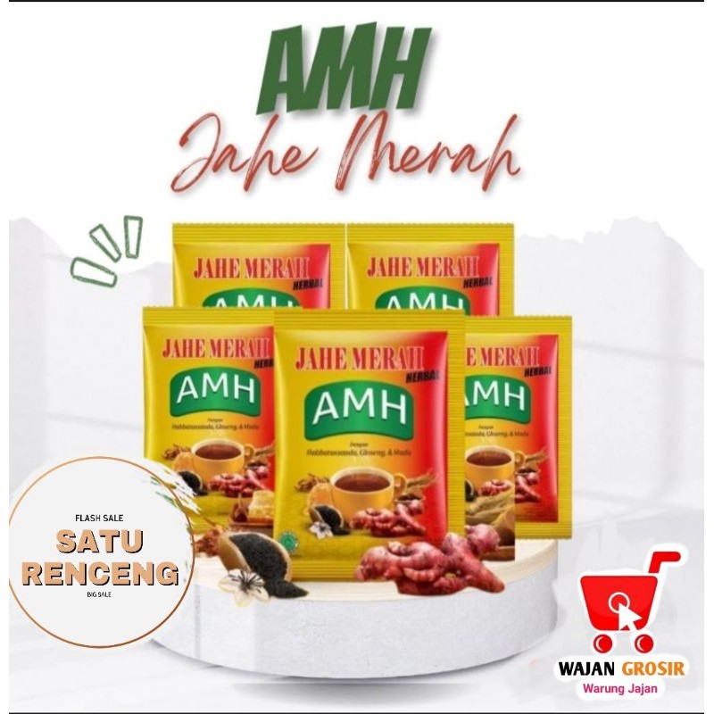 

Jahe Merah Super / Lebah Renceng 10 SCHT Instan Minuman