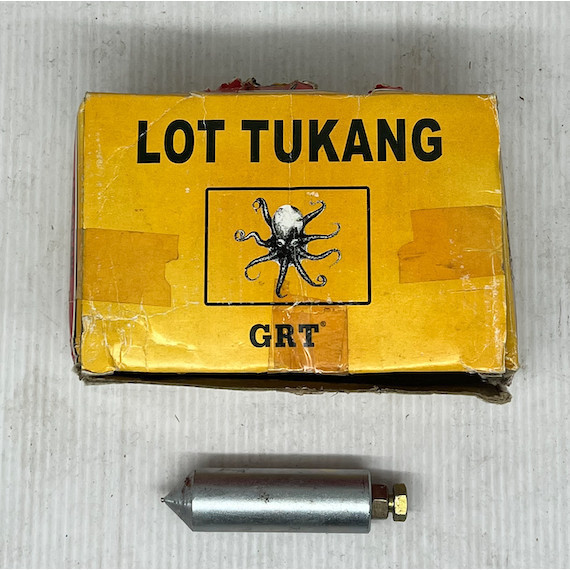 Molen_Legit Grt Lot Plru Kerucut 100-500Gr Lod Tukang Plumb Bob Alat Ukur Bandul Timbangan