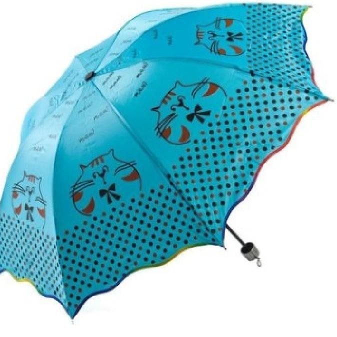 

Terbaru Payung Lipat Cute Cat Polkadot . Folded Umbrella Lucu Unik anti UV