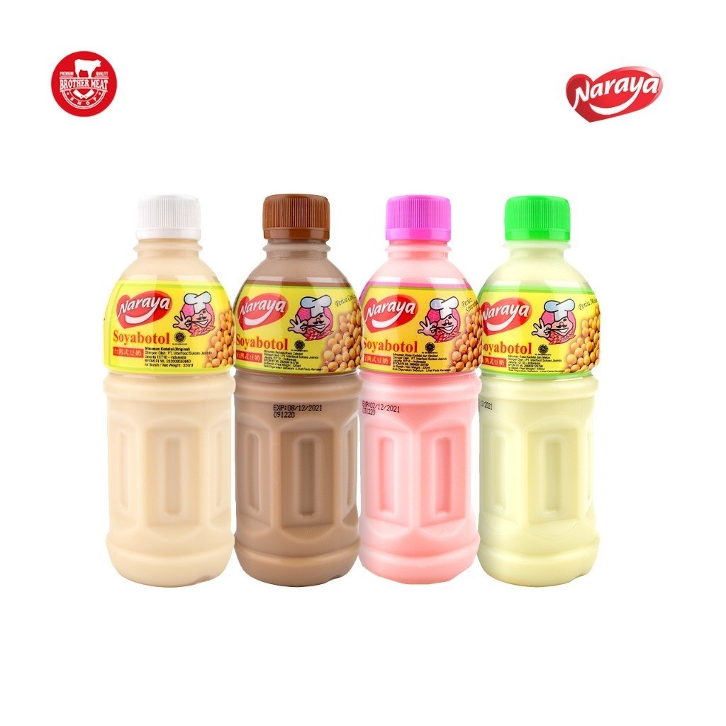 

Naraya Soya Botol 220ml, Susu Kacang Kedelai - Brothermeatshop