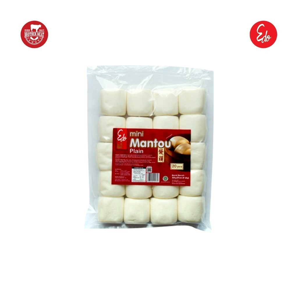 

EDO Mini Mantao Plain 360gr - Brothermeatshop