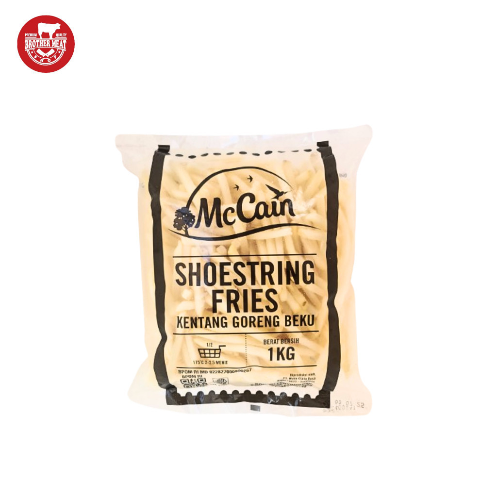 

McCain Shoestring French Fries / Kentang Goreng 1kg - Brothermeatshop