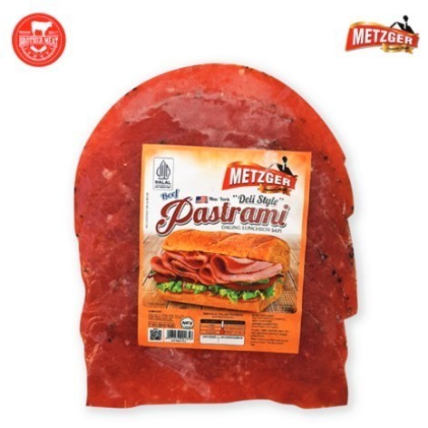 

Metzger Daging Ham Sapi Pastrami deli style 100gr