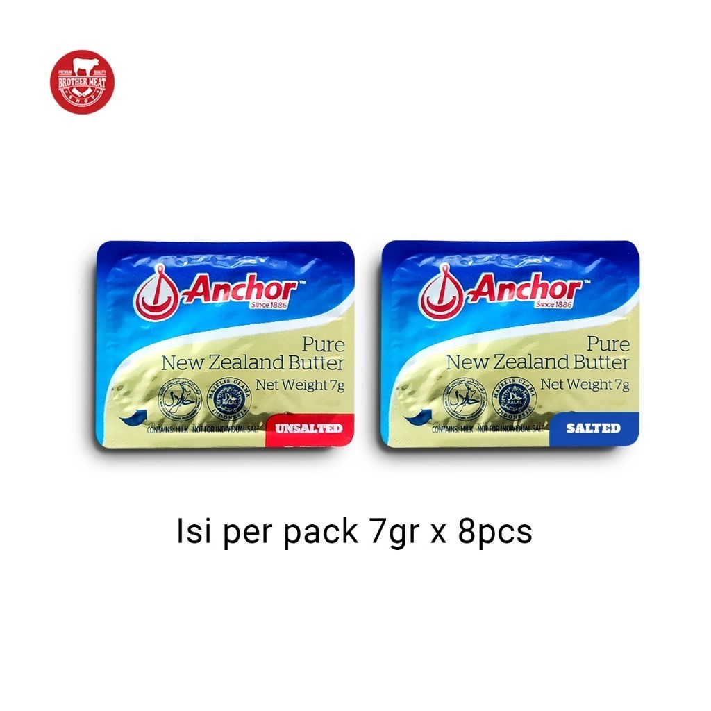 

Anchor Minidish Salted / Unsalted Butter 7gr x 8pcs - Brothermeatshop