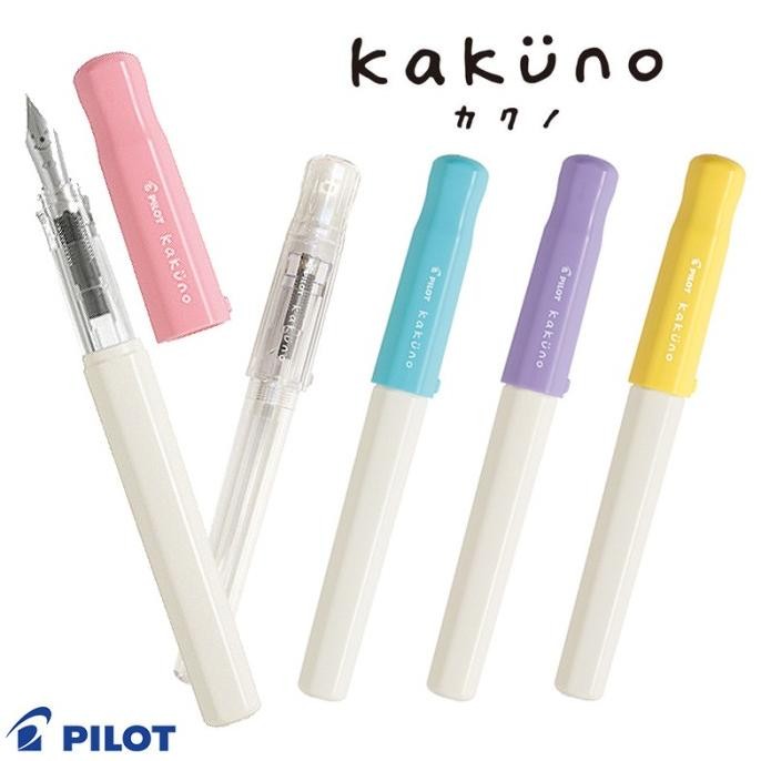 

NEW Pilot Kakuno Fountain Pen Gel Ink Transparent Soft Colors EF/F/M