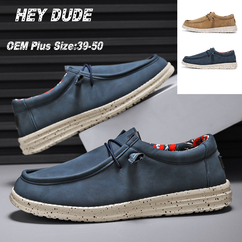MEEYOU fashion pria HEY DUDE dengan sepatu kasual ukuran plus 39-45/46/47/48/49/50 |0984B702|