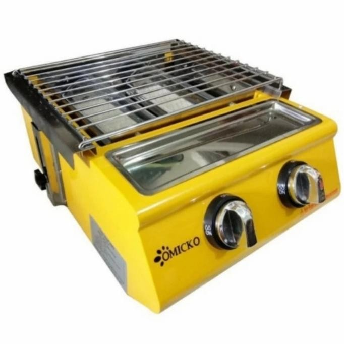 Kompor Pemanggang 2 Tungku Omicko / Kompor Panggang 2 tungku