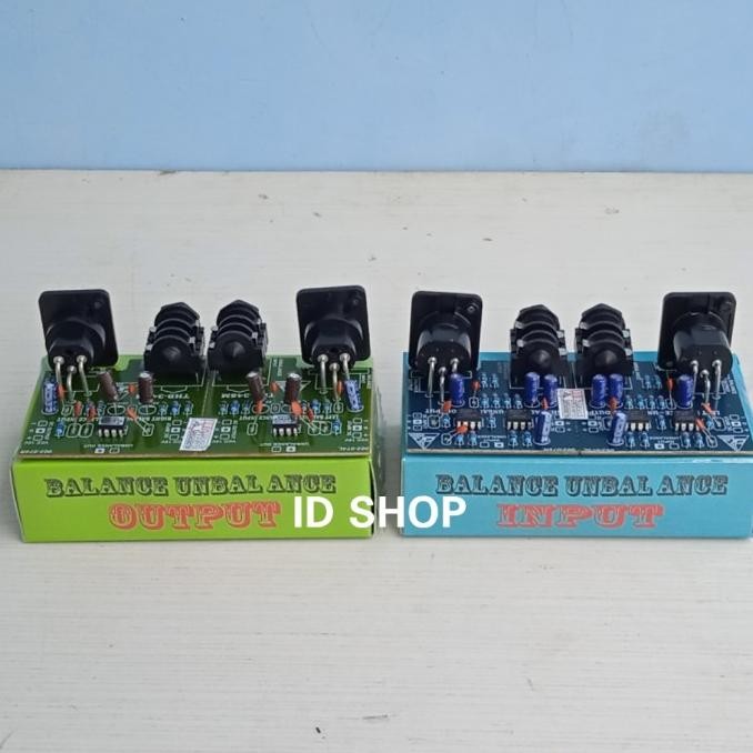 KIT BALANCE UNBALANCE INPUT OUTPUT STEREO HARGA UTK 1 SET INPUT+OUTPUT