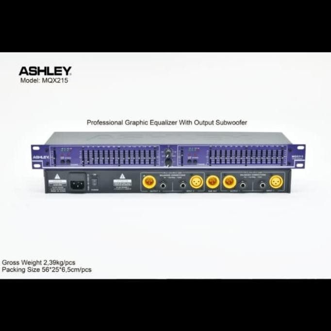 Equaliser Ashley MQX215 original ashley MQX 215