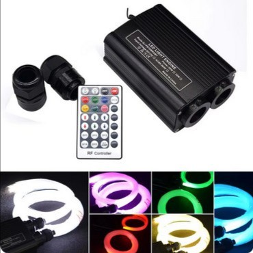 Lamp Mesin Fiber Optik Rgbw Serat Optik Hias Lampu Fiber Optik 32W Rgb Lampu Fiber Optic Led Star