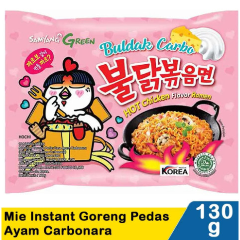 

Mie Korea Samyang Carbo Original Asli